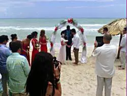 Wedding at Fun Holiday Beach Hotel Negril Jamaica