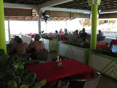 Swim up bar at Fun Holiday Beach Hotel Negril Jamaica